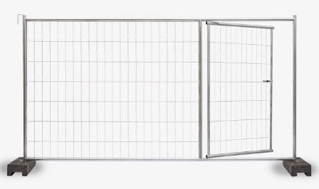 pannello porta integrata 700x416 1 - recinzioni Lombardia - Pali - Reti